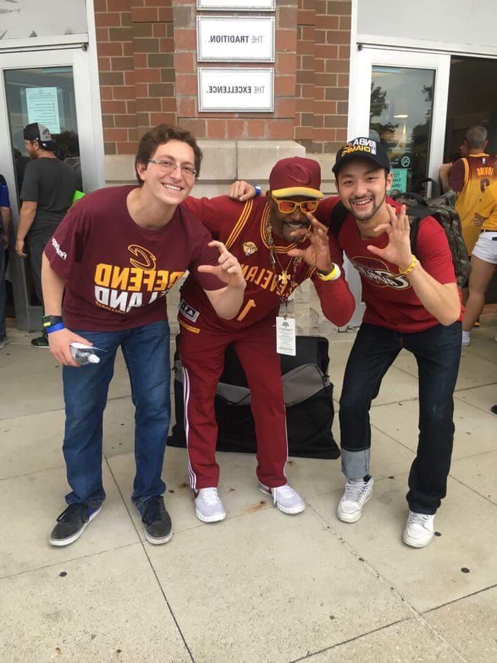 Shunsuke at Cavs game